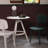 White Round Plastic Dining table-1782091063