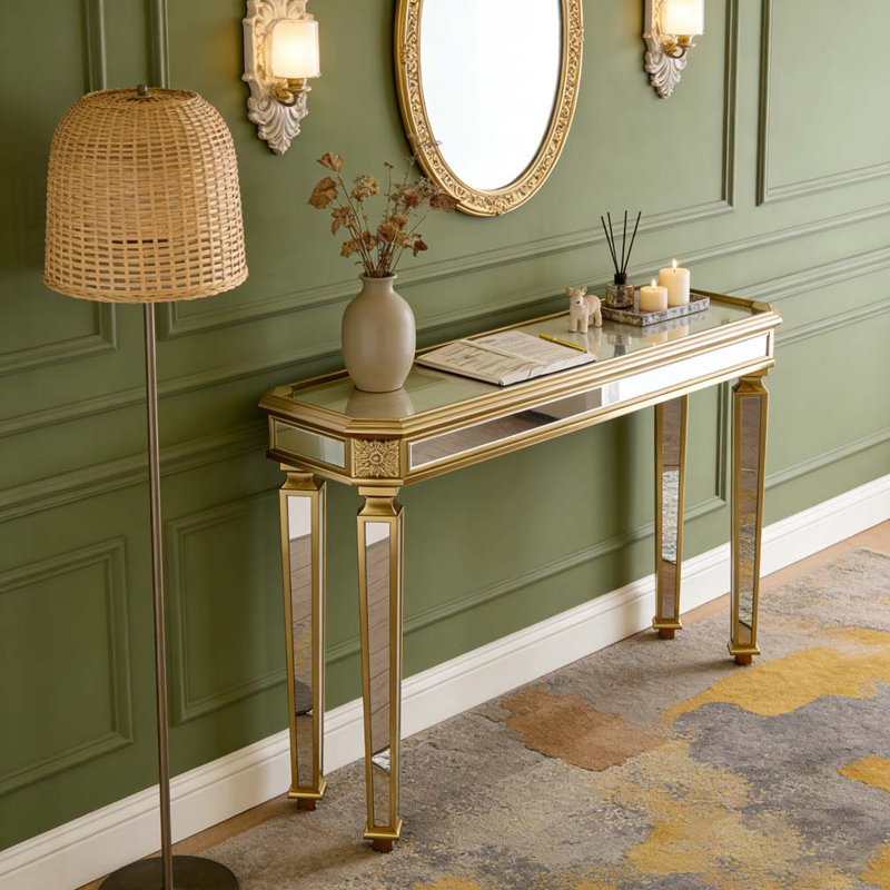 Mirror Console Table
