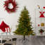 Green Lighted Artificial Christmas Tree-401068788