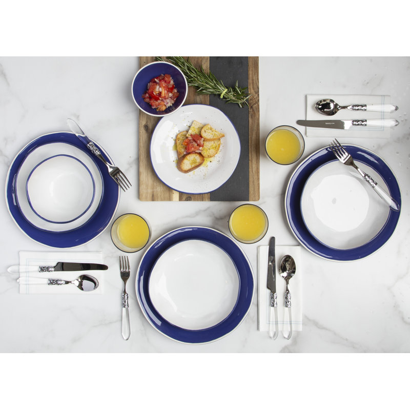 Aurora Handmade Stoneware Dinnerware - Set of 4