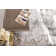 Antique'd Silk Damask Area Rug in Taupe