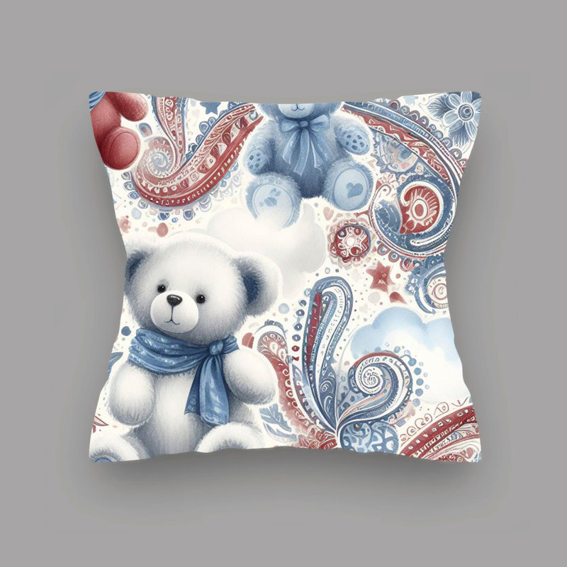 Abstract Reversible Throw Pillow