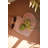 Kalalou Pink Stone Heart Cheese Board – 10" Tall Kitchen Serveware