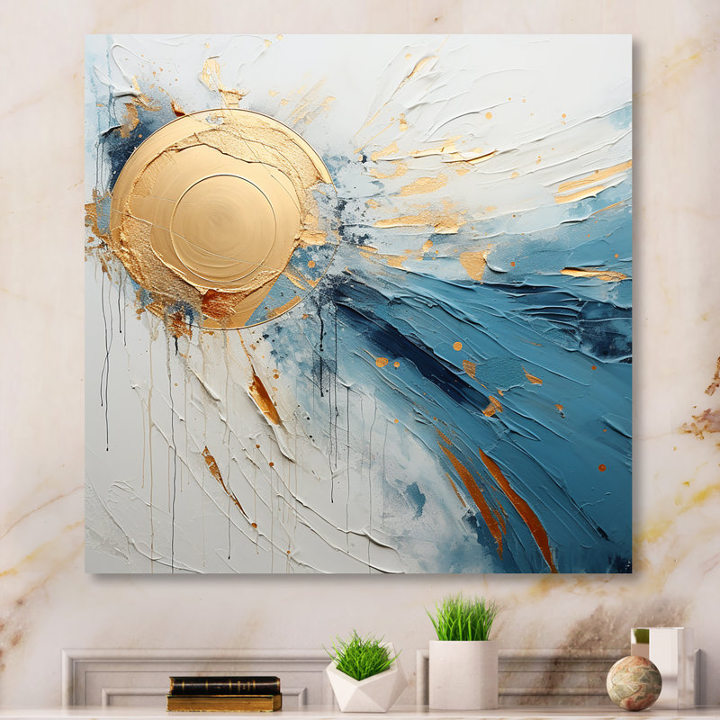 - Décoration murale abstraite en métal, H 30 po x l 30 po x P 1 po