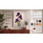 Three Purple Irises Botanical - Wrapped Canvas-593549741-593549743