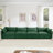 Chenille Sectional Sofa Couch-291346891