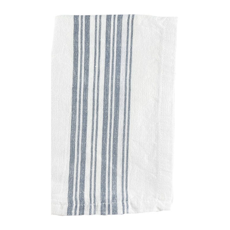 Ensemble de 4 serviettes Dinard gris anthracite, Gris anthracite