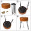 Burdue Steel Accent Stool-1830418591-1830418562