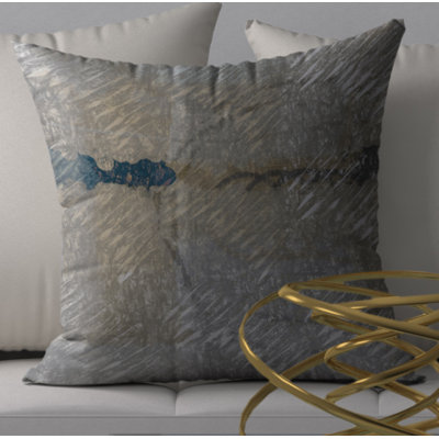 Abstract Reversible Throw Pillow