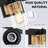 22.5" Large Bathroom Vanity Light Fixture - 3-Light Black And Gold Wall Sconce With Clear Glass Shade For Farmhouse, Modern, And Traditional Spaces-1908659650-1908659663-1908659661