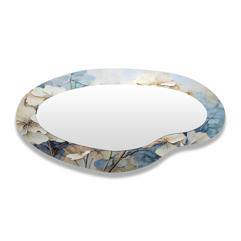 Miroir mural traditionnel irrégulier