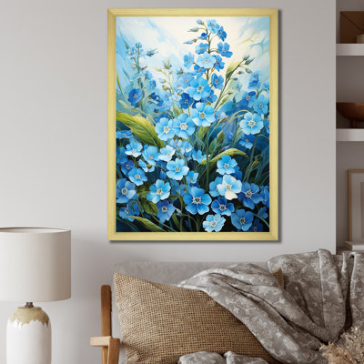 " Meadow Of Forgetmenots Flowers I "