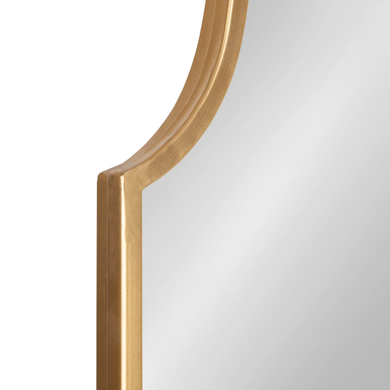 Miroir d'appoint Passabe Glam, Doré, 23 po x 37 po