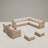 Eloisa Wicker 11 - Person Patio Conversation Set with Cushions-197471969