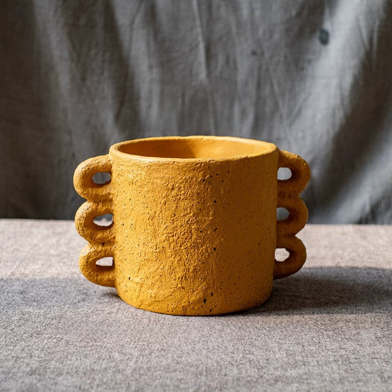 Jardinière en ciment Artisan