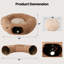 Agneau, chat, beignet, tunnel, brun clair-354657612