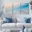 «Ocean Waves Beach Scene», ensemble de 3 reproductions d'art sur toile tendues sur toile-1114614898