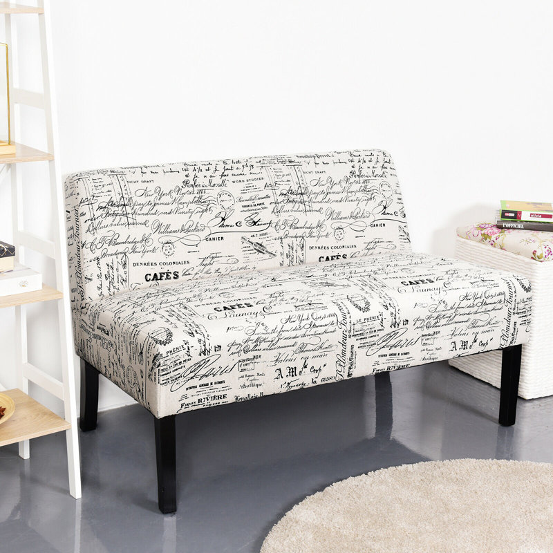 Ahlers 50'' Upholstered Loveseat, Beige 