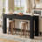 62.99" Rustic Bar Table, High Pub Table for Dining Room or Kitchen-114723290