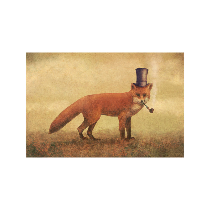 Crazy Like A Fox by Terry Fan - Wrapped Canvas Print, 152.5 cm H x 101.5 cm W