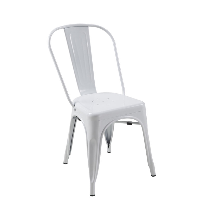 Chaise d'appoint Momig, Blanc