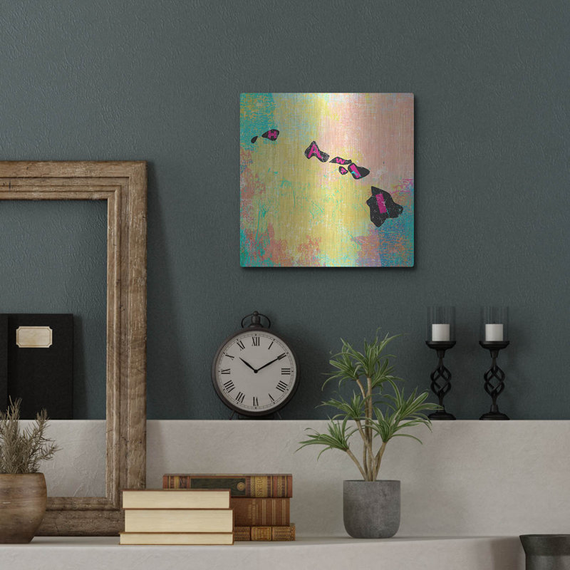 «Hawaii» par Art Licensing Studio, art mural, H 12 po x l 12 po