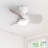 23" 3-blade Modern Flush Mount Ceiling Fan With Remote Control And Light Kit Included-2134460527