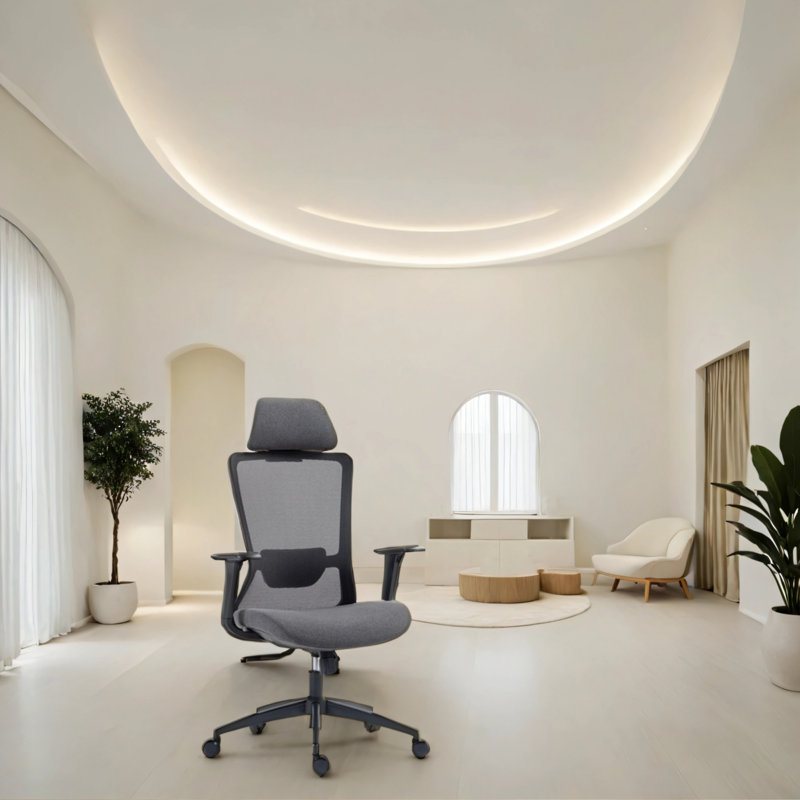 Chaise de bureau pivotante 360 °, Noir