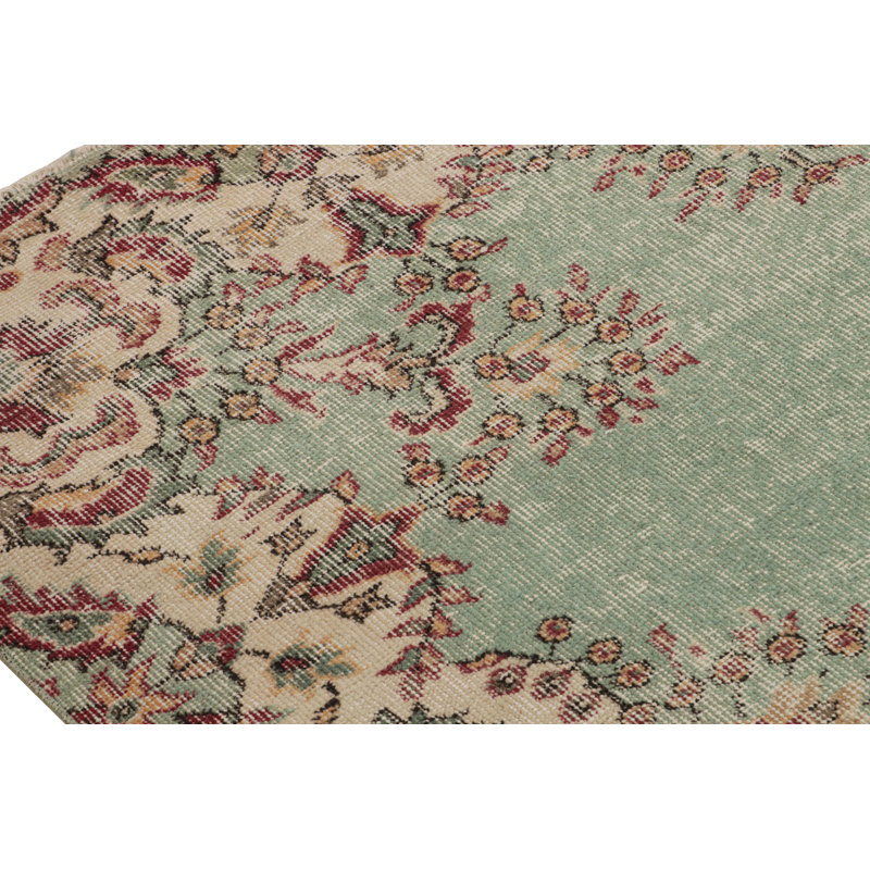 One-of-a-Kind Rectangle 6'3" X 9'5" Hand Knotted Area Rug