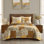 Ensemble de courtepointe patchwork 3 pièces Fayetta