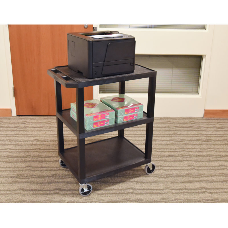 Tuffy Commercial Book Cart, Black