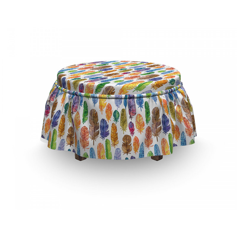 Housse pour repose-pieds art print