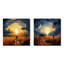 Vernonburg - ensemble de 2 collages carrés Meadow-101855012-101855006