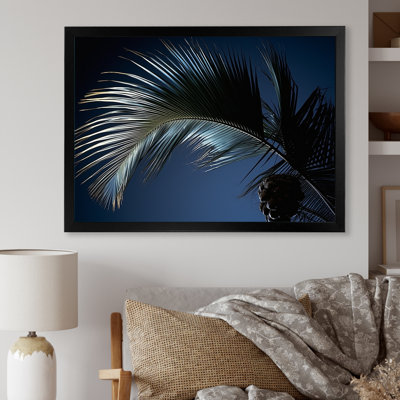 «Palm Leaf Jungle Calm - Palm Trees», reproduction d'art sur toile Palm
