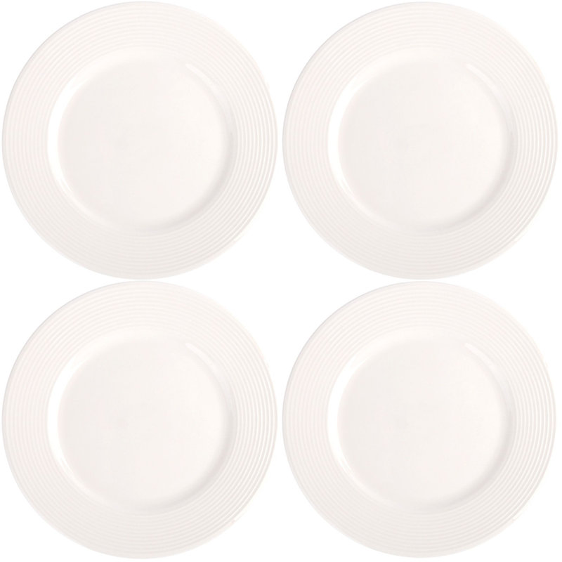 Ensemble de vaisselle 4 assiettes 10,5 po, Lines
