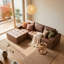 Faux Leather L-Shaped Sectional Left Hand Facing-977834089