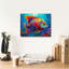  «Vibrant Angelfish» par Dean Russo, art mural sur toile, 16 po x 12 po-1563766860