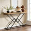 119.9cm Solid Wood Top Console Table