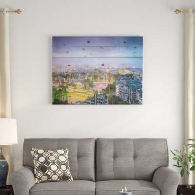 «Li River and Karst Hills Panorama - Cityscape», impression