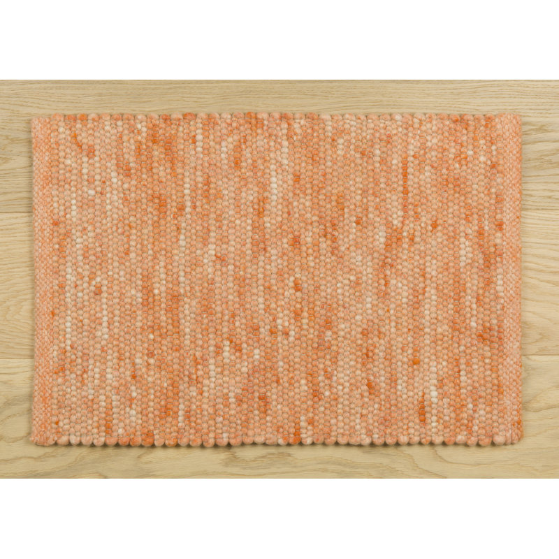 Solid Colour Wool Area Rug, Runner 80 x 200 cm
