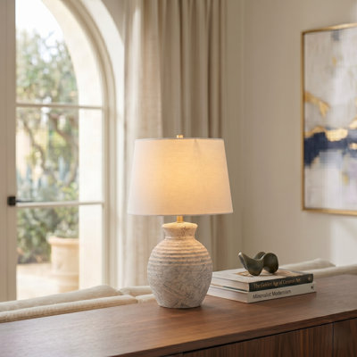 Askari 23" Ceramic Single Table Lamp