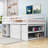 Jametrius 3 Drawer Loft Bed with Built-in-Desk by Harriet Bee-688483819-688414801