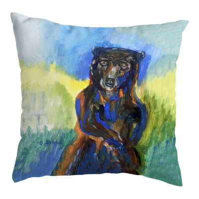 No Decorative Addition Outdoor Reversible Throw Pillow
