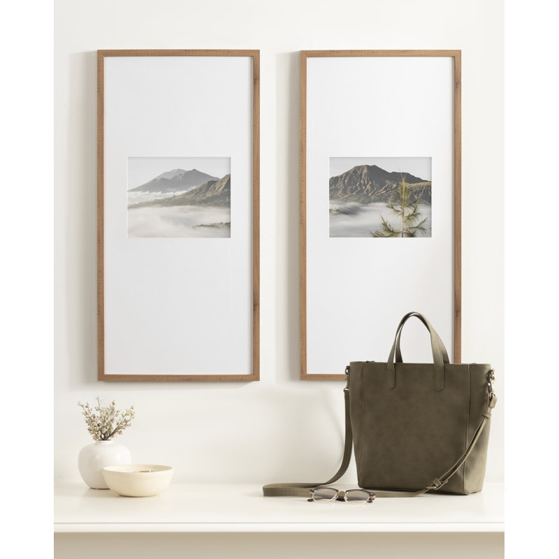 Gallery Two-Piece Picture Frame Set, Brown