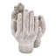 Set Of 2 6X6X9" Accepting Hands Accent Cement Hand Decor