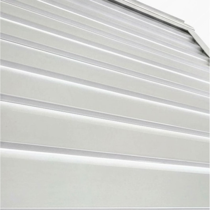 Auvent métallique 5.6 (blanc), 1" H x 34.25" W x 66" D