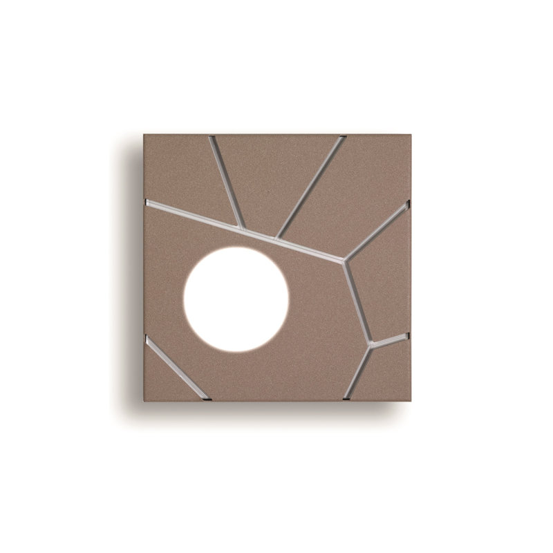 Street System Flush Mounted Sconce, Sandy