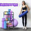 Gym Storage Rack Exercise Equipment Storage Organizer