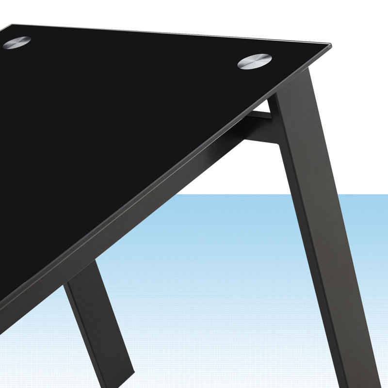 6 - Person Glass Top Four Leg Dining Set