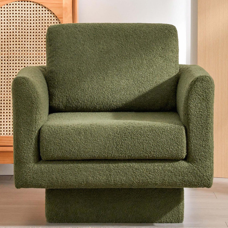 Ensemble de 2 fauteuils Teddy, Ours en peluche vert